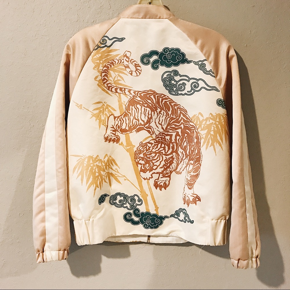 Zara tiger bomber jacket